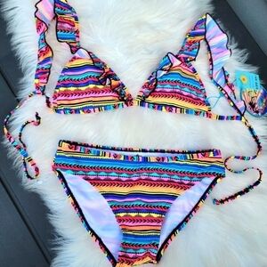 2/$20 NWT Heat Two Piece Swim Bikini 14